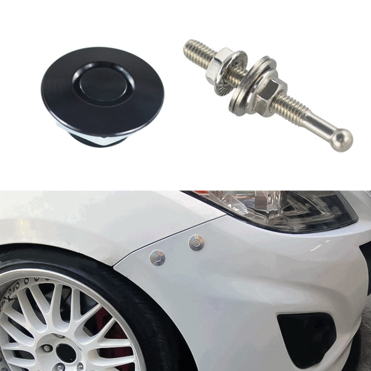 Kit clip blocco perni cofano auto 54mm in alluminio