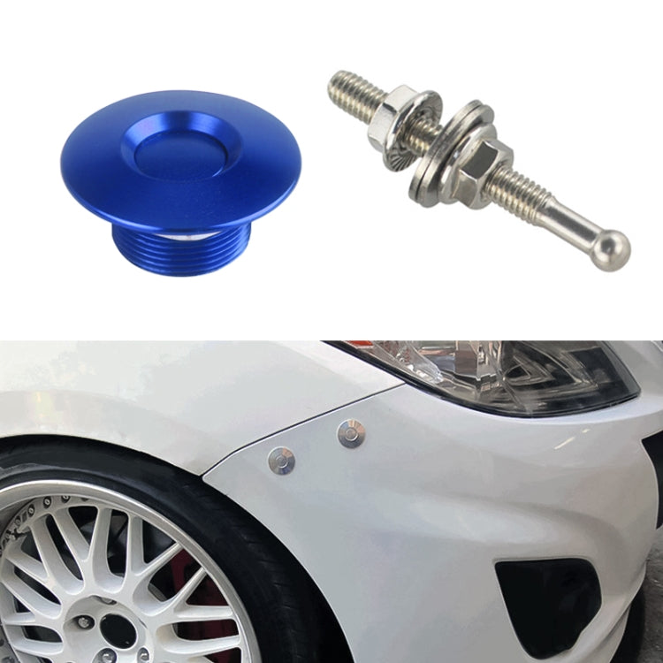 Kit clip blocco perni cofano auto 54mm in alluminio