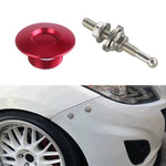 Kit clip blocco perni cofano auto 54mm in alluminio