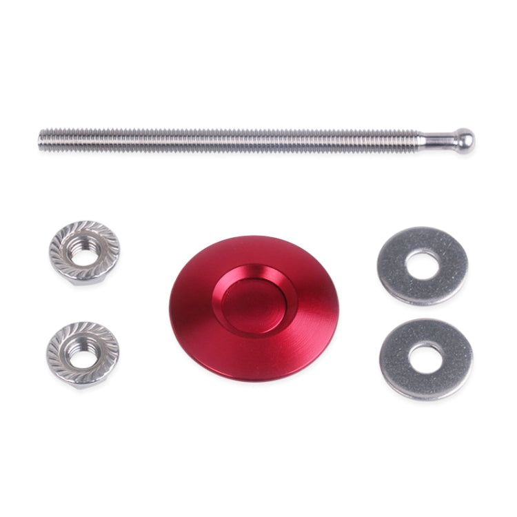 Kit clip blocco perni cofano auto 100mm in alluminio
