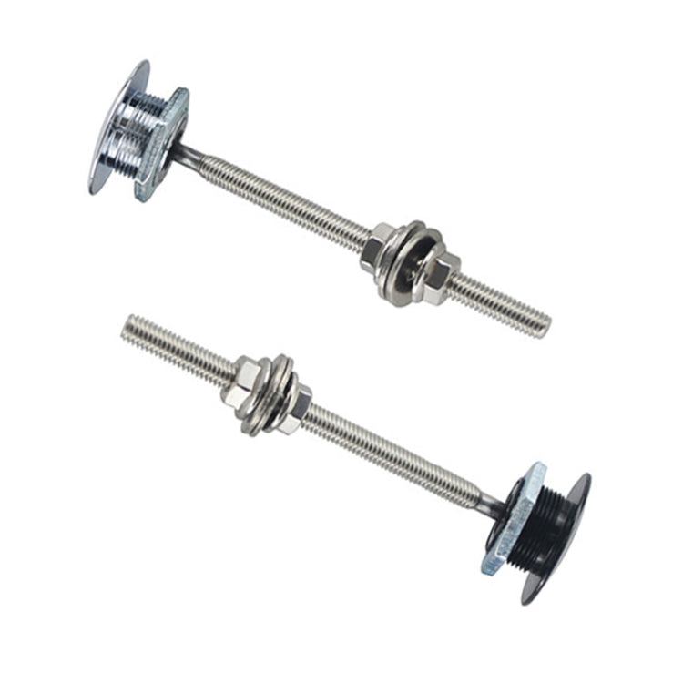 Kit clip blocco perni cofano auto 100mm in alluminio