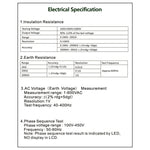 Multimetro digitale DUOYI DY5500 4 in 1 per test elettrici