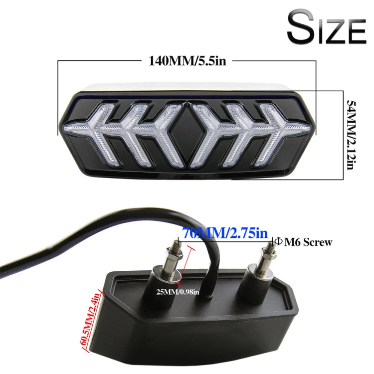 Fanale posteriore moto integrato KC670 per Honda MSX125