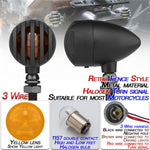 Indicatore di direzione per moto 12V IPX66 5W metallo