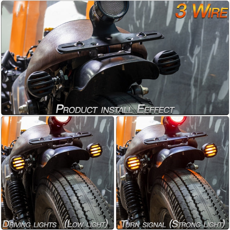 Indicatore di direzione per moto 12V IPX66 5W metallo