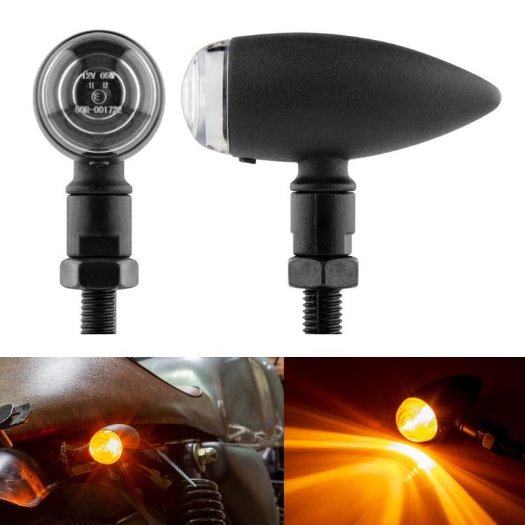Indicatori di direzione in metallo per moto 12V KC805