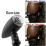 Indicatori di direzione in metallo per moto 12V KC805
