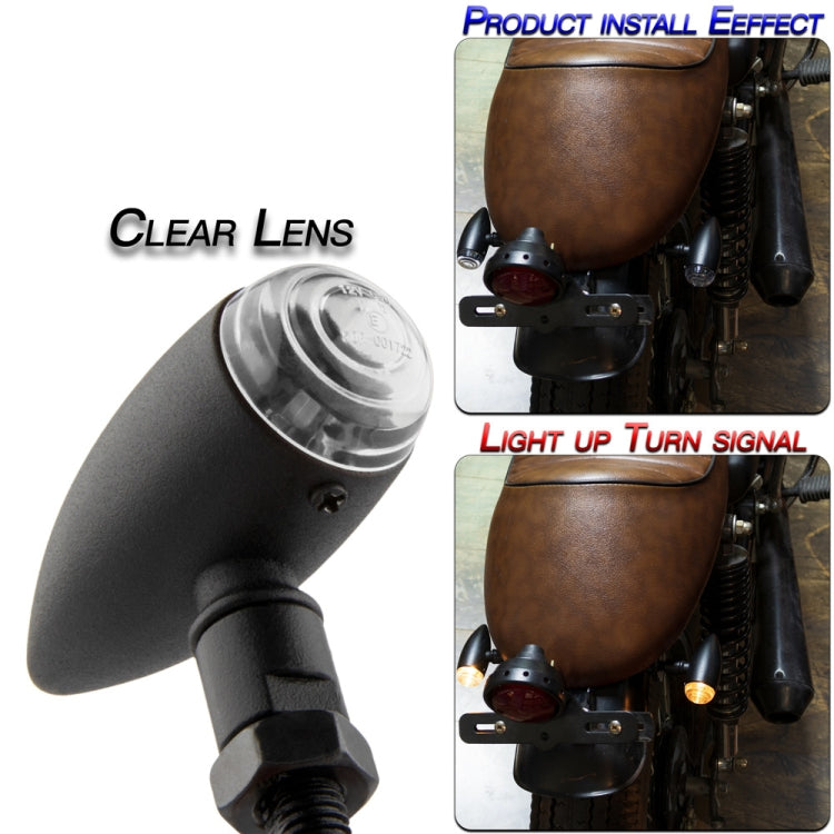 Indicatori di direzione in metallo per moto 12V KC805