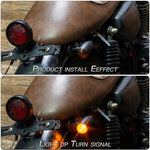Indicatori di direzione in metallo per moto 12V KC805