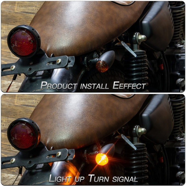 Indicatori di direzione in metallo per moto 12V KC805