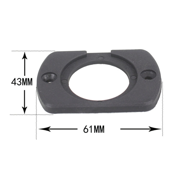Pannello 1 foro con accendisigari, voltmetro e USB per auto