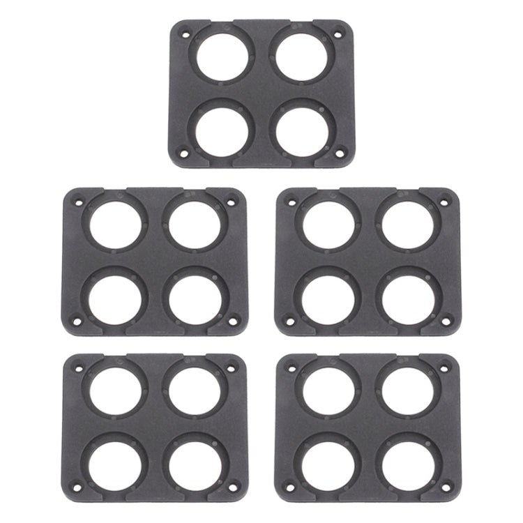 Pannello accendisigari 4 fori con voltmetro e USB per auto