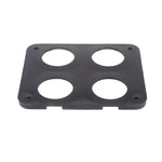 Pannello accendisigari 4 fori con voltmetro e USB per auto