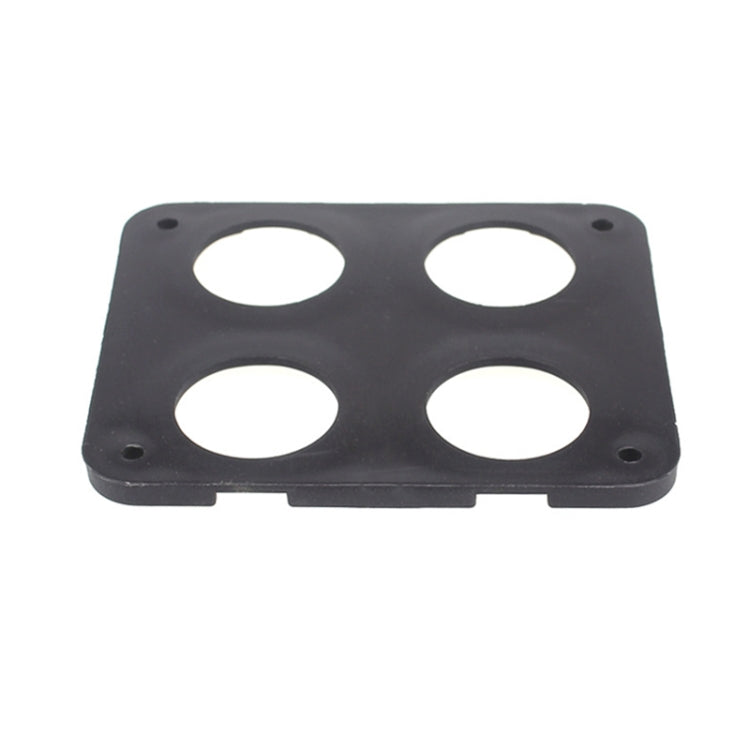 Pannello accendisigari 4 fori con voltmetro e USB per auto