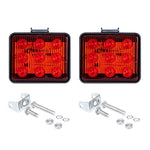 Spia stroboscopica impermeabile 3" 9 LED per auto e camion