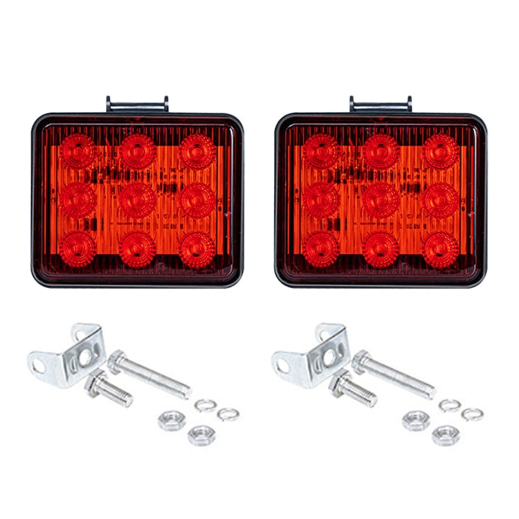 Spia stroboscopica impermeabile 3" 9 LED per auto e camion
