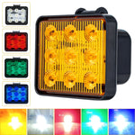 Spia stroboscopica impermeabile 3" 9 LED per auto e camion