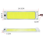 Lampada LED COB 108 perline 12W 12-24V per cabina auto