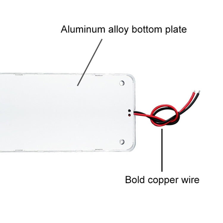Lampada LED COB 108 perline 12W 12-24V per cabina auto