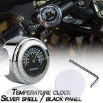 Termometro da manubrio per moto 22-25 mm 2 pezzi