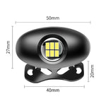 Luce retromarcia LED super luminosa per auto 12x10x4 cm