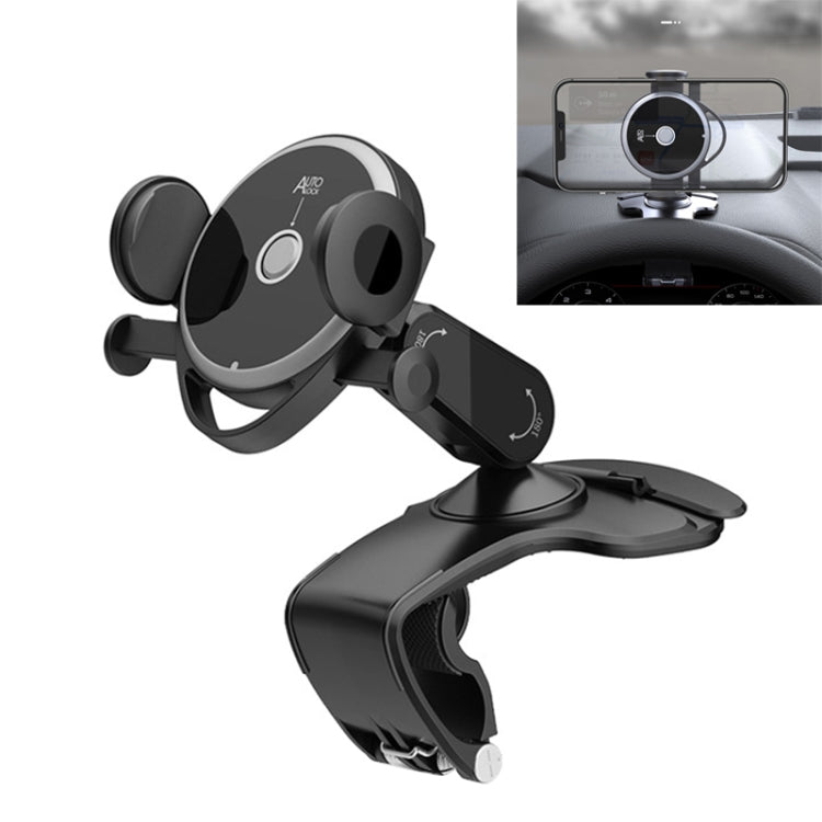Porta cellulare auto multifunzione con targa e rotazione 360°