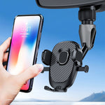 Supporto auto per cellulare clip grande girevole 360°