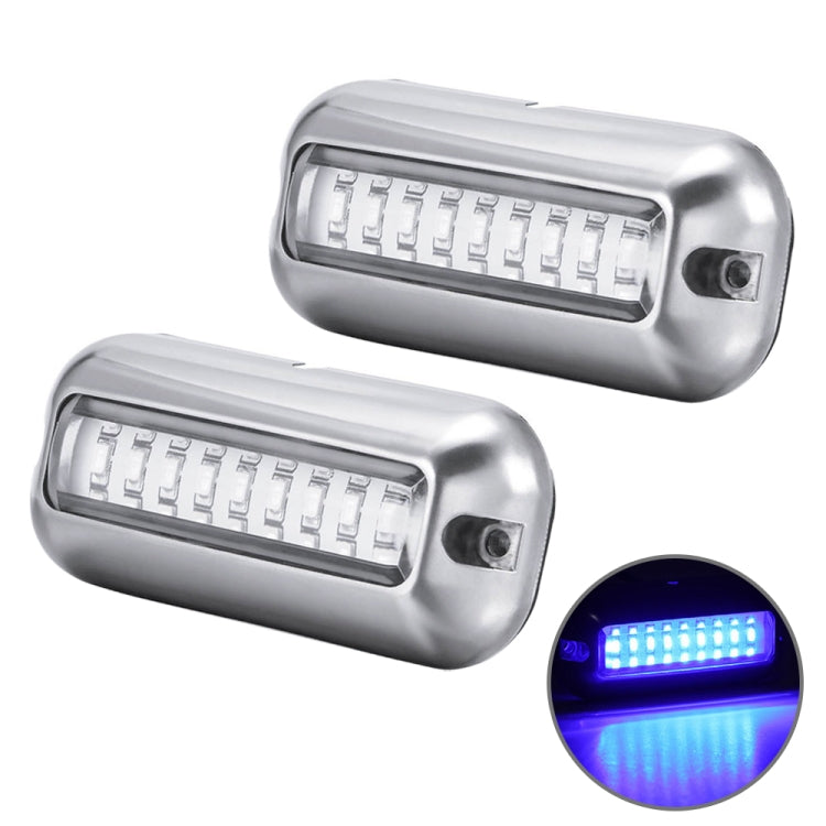 Luce subacquea 27 LED 10-30V in acciaio inox per yacht