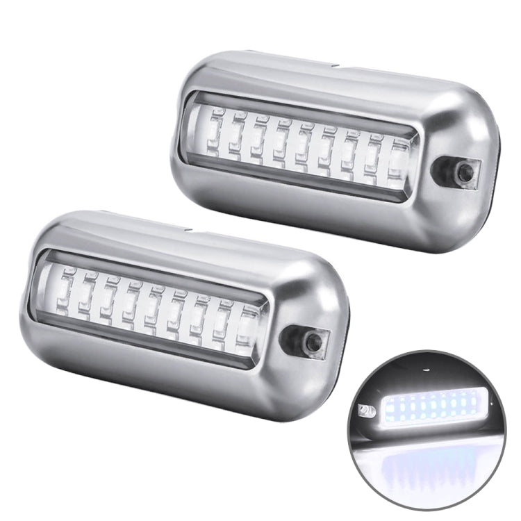 Luce subacquea 27 LED 10-30V in acciaio inox per yacht
