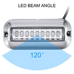 Luce subacquea 27 LED 10-30V in acciaio inox per yacht