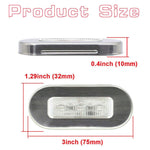Luce subacquea in acciaio inox 3 pollici 12V per nave yacht