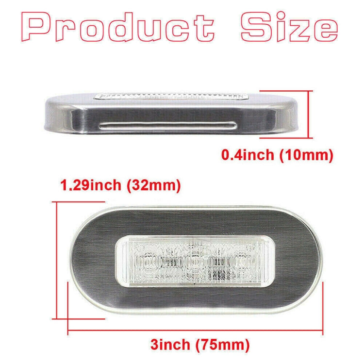 Luce subacquea in acciaio inox 3 pollici 12V per nave yacht