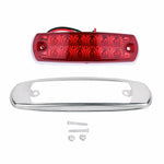 4 luci laterali LED 12-24V per camion con fissaggio bulloni