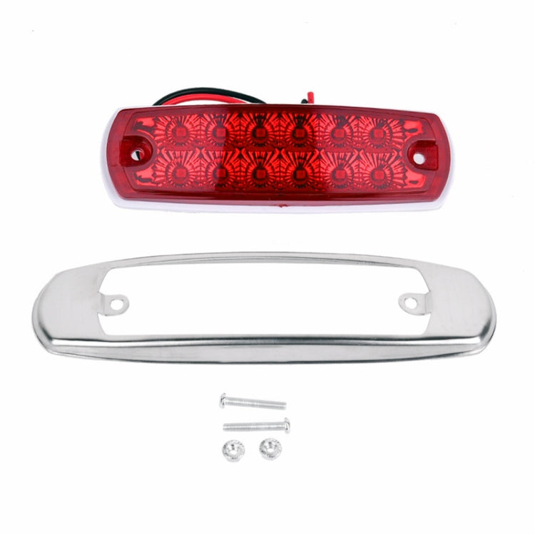 4 luci laterali LED 12-24V per camion con fissaggio bulloni