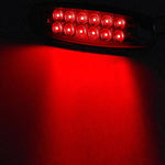 4 luci laterali LED 12-24V per camion con fissaggio bulloni