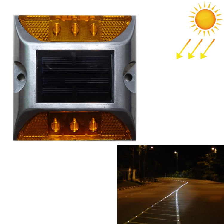 Luce solare quadrata lampeggiante per guida stradale