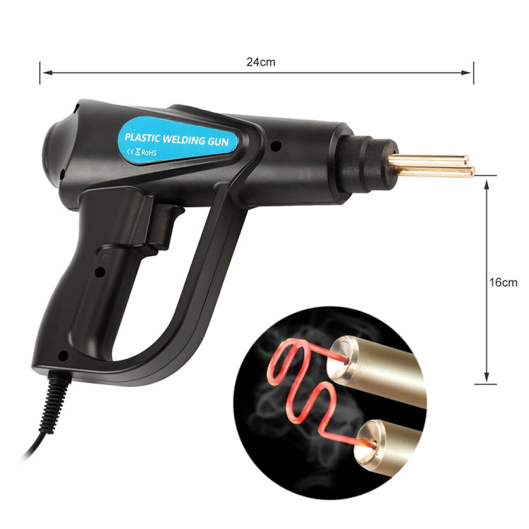 Pinza per riparazione paraurti auto con cucitrice 70W