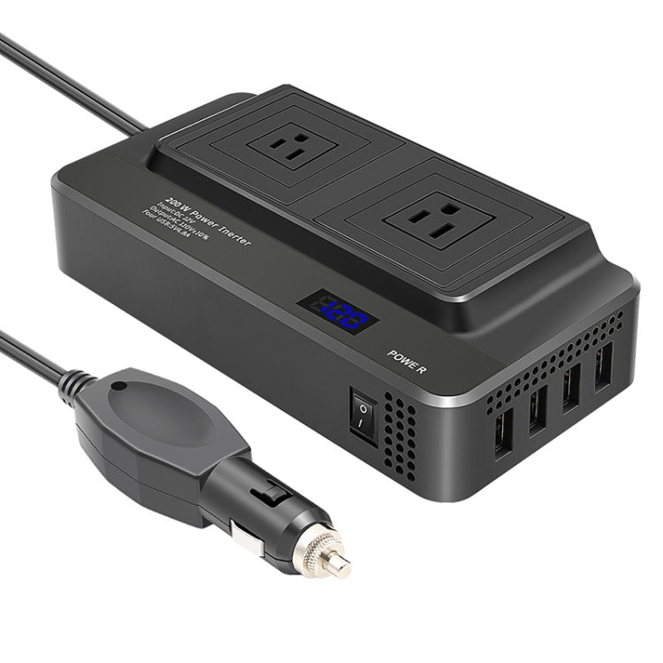 Convertitore 12V DC a 110V AC 200W con display digitale