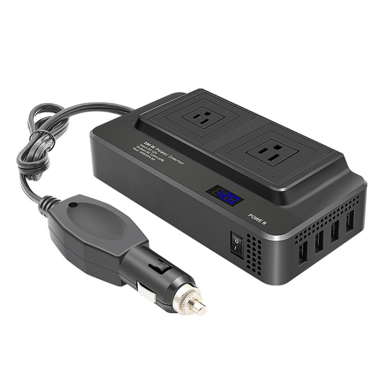 Convertitore 12V DC a 110V AC 200W con display digitale