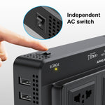 Convertitore 12V DC a 110V AC 200W con display digitale