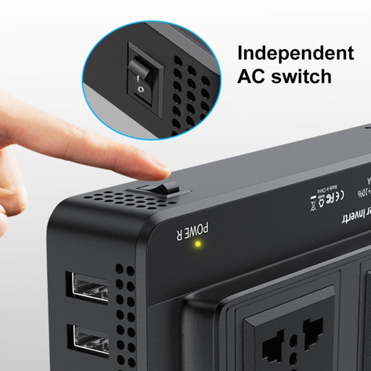 Convertitore 12V DC a 110V AC 200W con display digitale