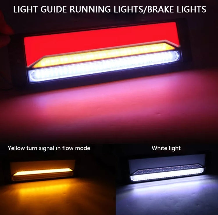 Set 2 luci LED per rimorchio camion 12-30V 33x18 cm