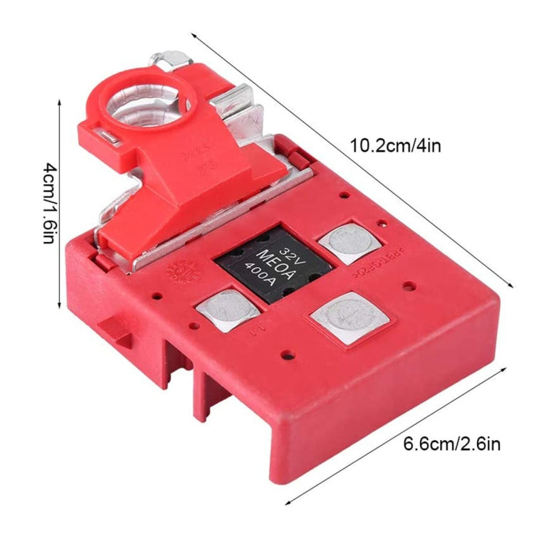 Terminale distribuzione batteria auto 32V 400A con fusibile