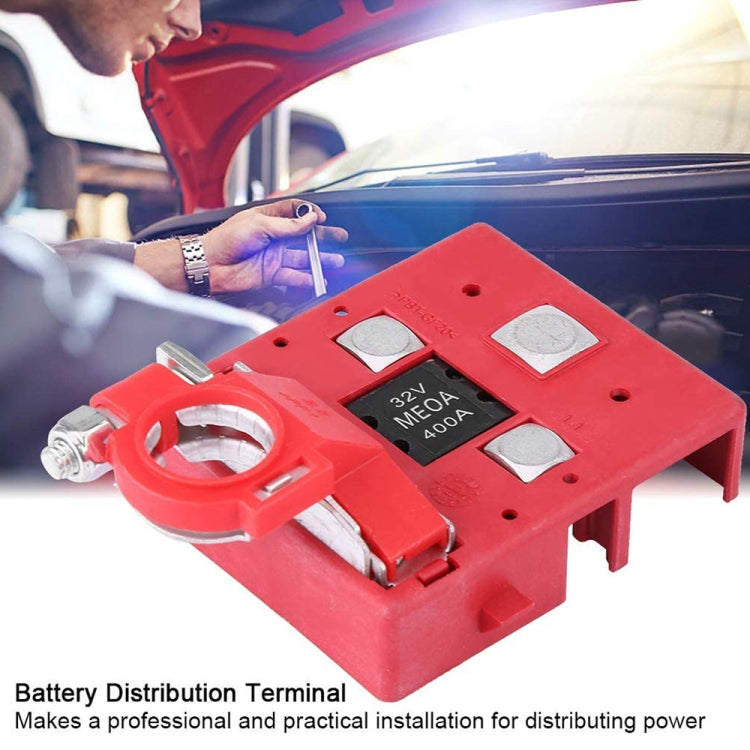 Terminale distribuzione batteria auto 32V 400A con fusibile