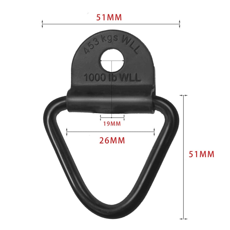 Set 4 ganci multifunzione per bagagliaio fuoristrada