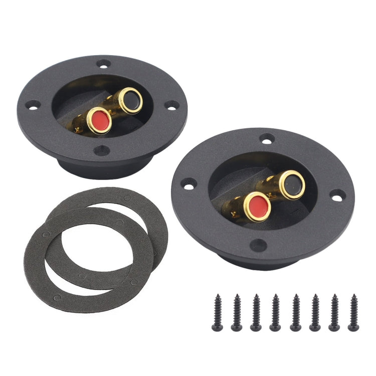 Set 2 in 1 connettori jack altoparlanti auto oro placcato
