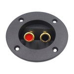 Set 2 in 1 connettori jack altoparlanti auto oro placcato