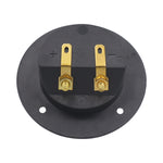 Set 2 in 1 connettori jack altoparlanti auto oro placcato