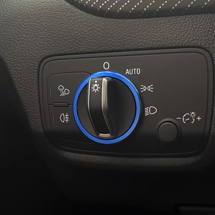 Decorazione adesiva anello interruttore fari per Audi Q2