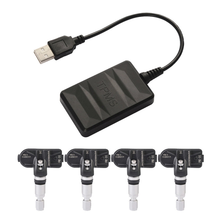 Sistema monitoraggio pressione pneumatici USB TPMS per Android